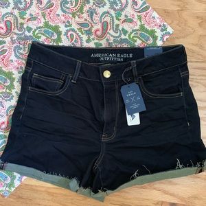 NWT American eagle hi-rise denim shorts | size 14